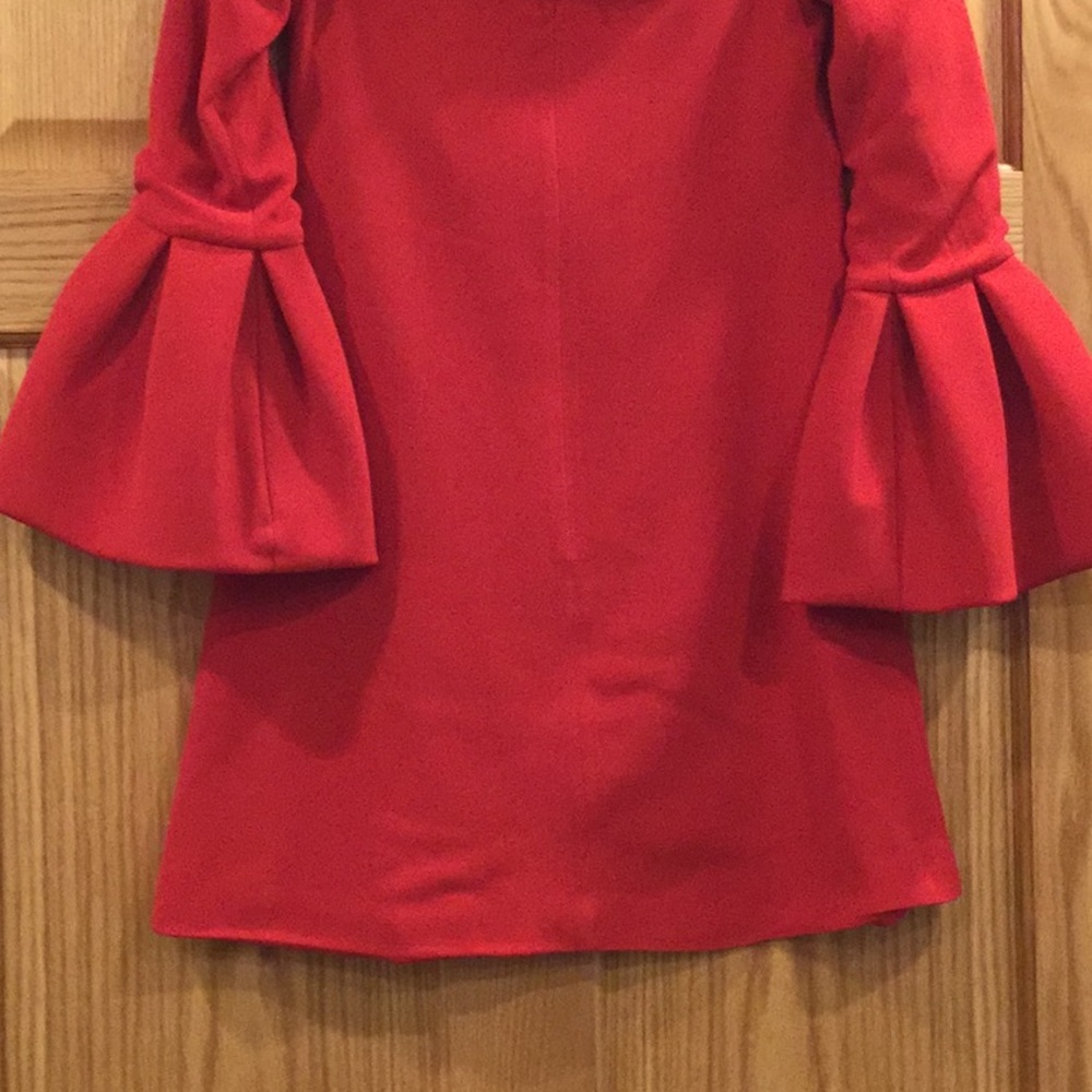Alexis  Red Emery Off-the-shoulder Crepe Dress - Picture 6 of 8